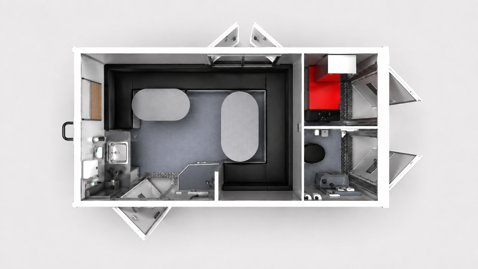 16ft diesel welfare unit floorplan