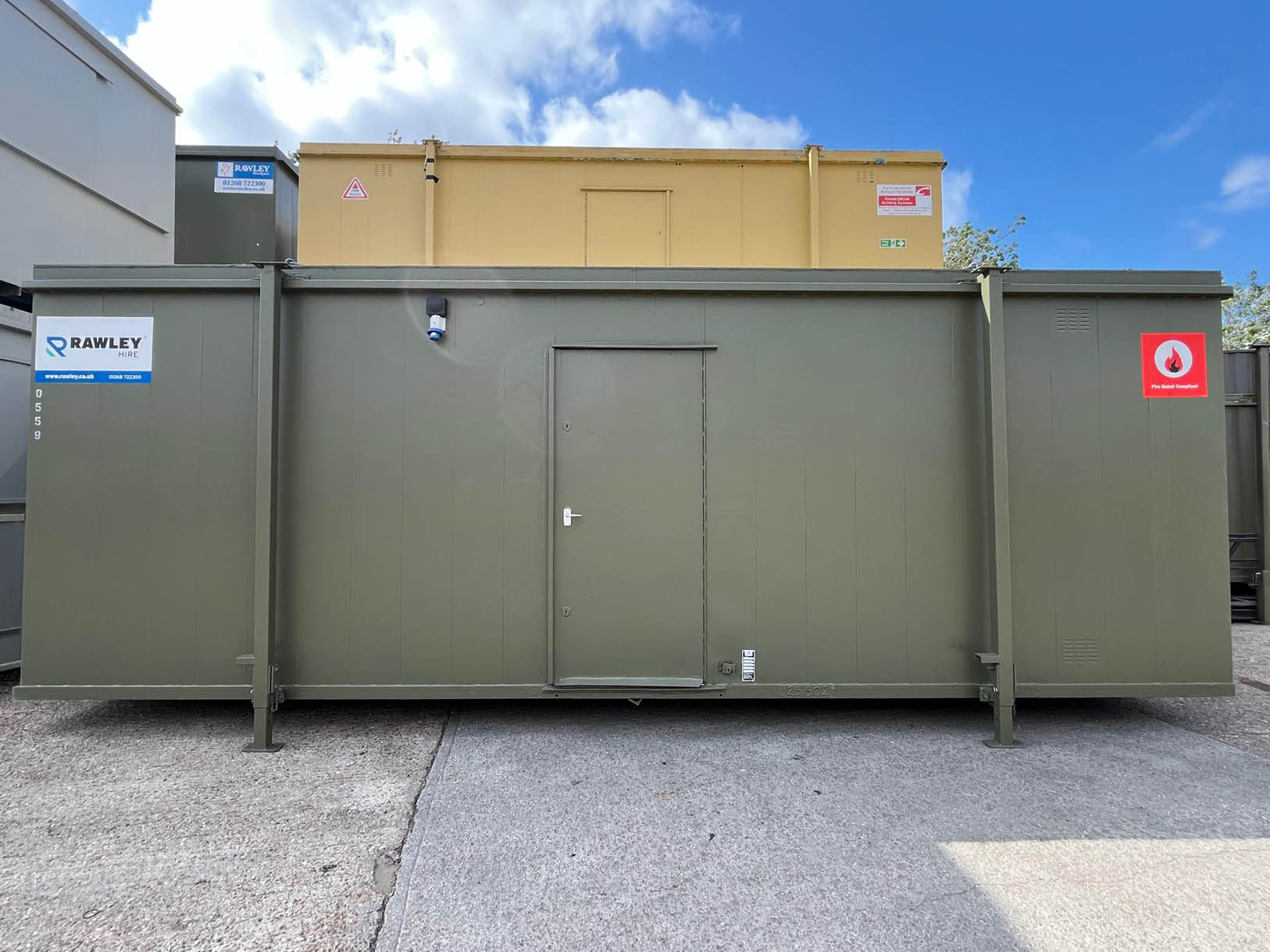 Fire-Rated Cabins for Hire - Rawley Hire